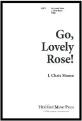 Go, Lovely Rose TTBB choral sheet music cover